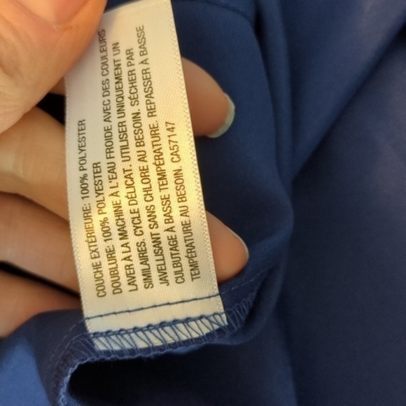 Tevolio Navy Faux Wrap Dress - Picture 4 of 4